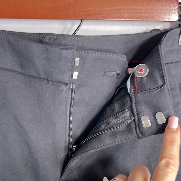 Tommy Hilfiger Stretch Slim Crop Black Pant size 0 - Picture 4 of 10